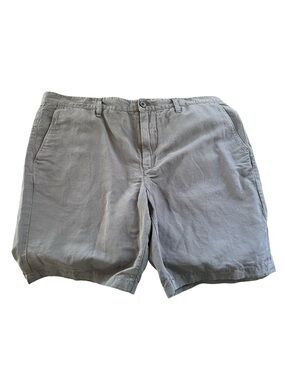 NEW John Varvatos Gray Chino Shorts Cotton Neutral Casual Summer Mens Size 38